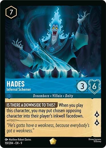 Hades - Infernal Schemer (151/204) [Fabled] | Deep Dive Games St. Marys