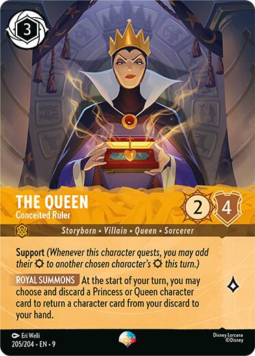 The Queen - Conceited Ruler (Epic) (205/204) [Fabled] | Deep Dive Games St. Marys