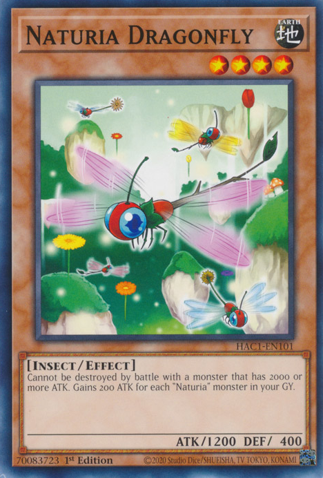 Naturia Dragonfly [HAC1-EN101] Common | Deep Dive Games St. Marys