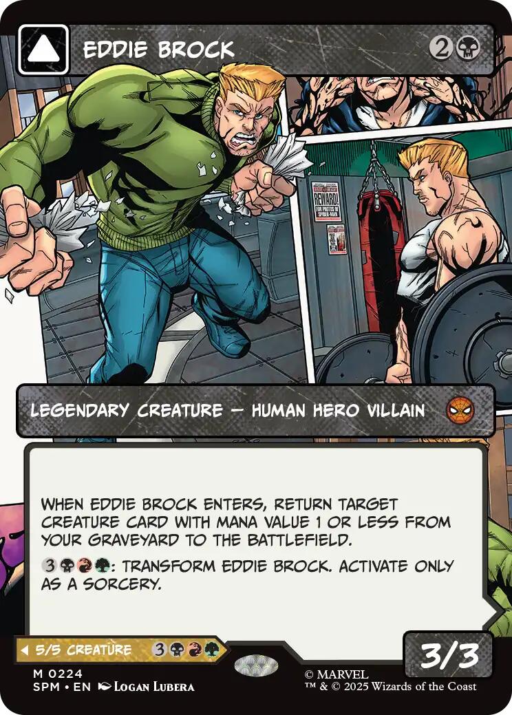 Eddie Brock (0224) (Borderless) [Marvel's Spider-Man] | Deep Dive Games St. Marys