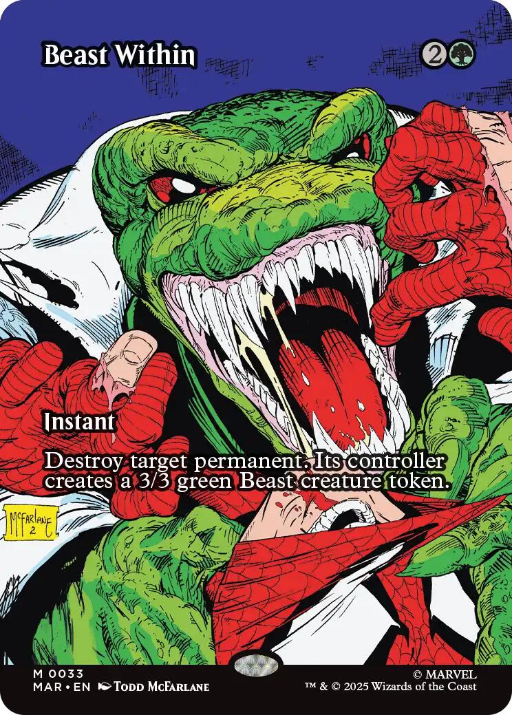 Beast Within (Borderless) [Marvel Universe: Eternal-Legal] | Deep Dive Games St. Marys