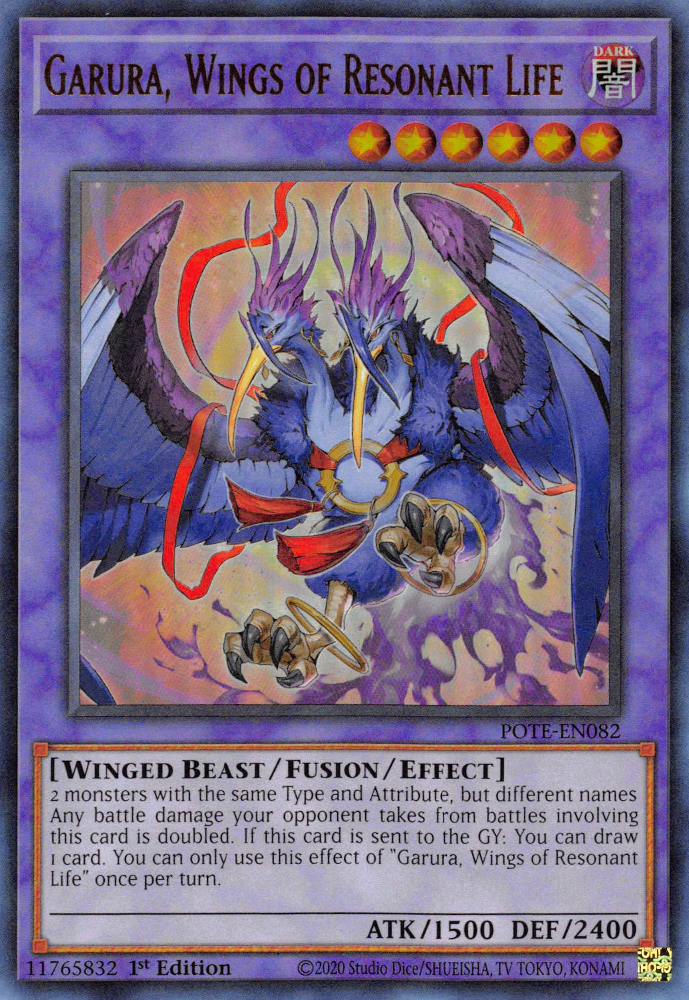Garura, Wings of Resonant Life [POTE-EN082] Ultra Rare | Deep Dive Games St. Marys