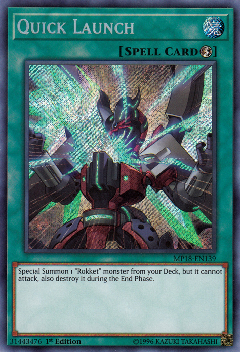 Quick Launch [MP18-EN139] Secret Rare | Deep Dive Games St. Marys