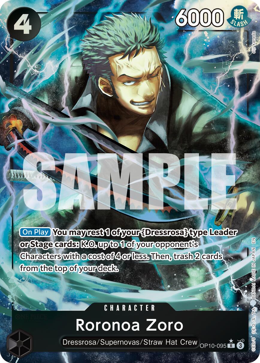 Roronoa Zoro (OP10-095) (Alternate Art) [Premium Booster -The Best- Vol. 2] | Deep Dive Games St. Marys