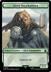 Alien // Alien Salamander Double-Sided Token [Doctor Who Tokens] | Deep Dive Games St. Marys