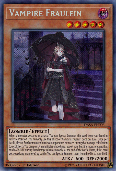 Vampire Fraulein [DASA-EN003] Secret Rare | Deep Dive Games St. Marys