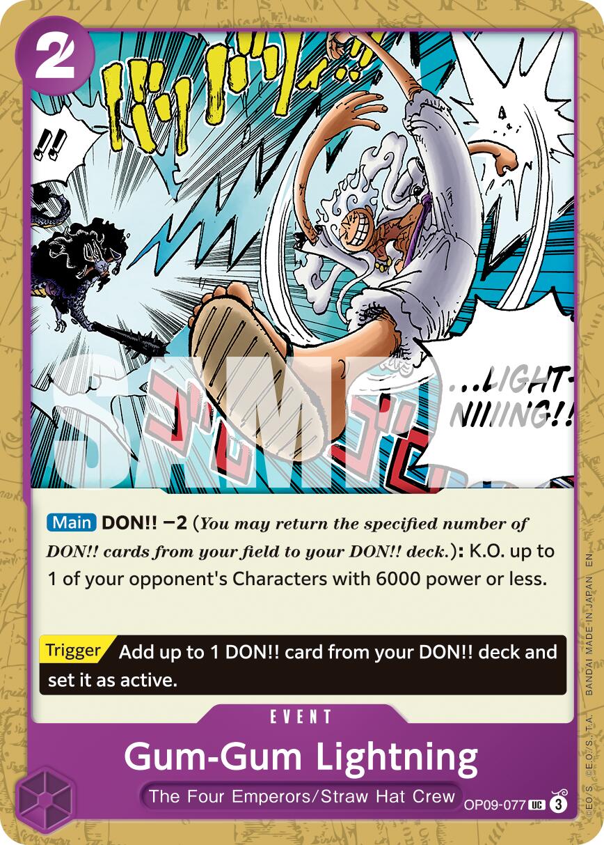 Gum-Gum Lightning (Reprint) [Premium Booster -The Best- Vol. 2] | Deep Dive Games St. Marys