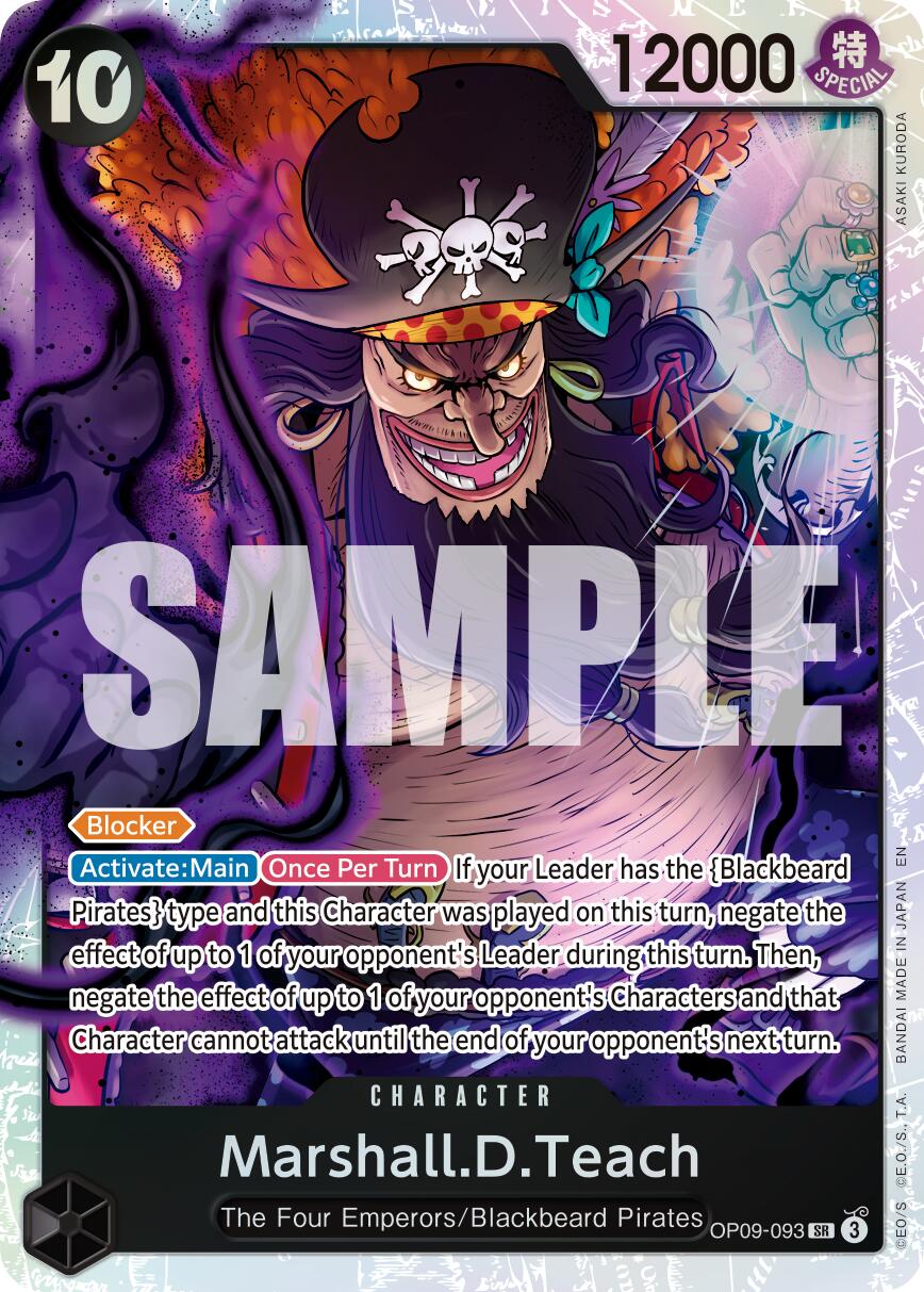Marshall.D.Teach (OP09-093) (Reprint) [Premium Booster -The Best- Vol. 2] | Deep Dive Games St. Marys