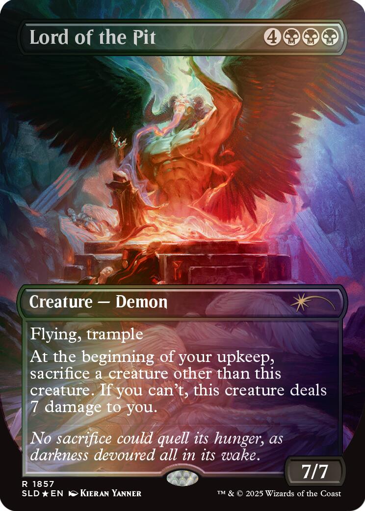 Lord of the Pit (Rainbow Foil) [Secret Lair Drop Series] | Deep Dive Games St. Marys