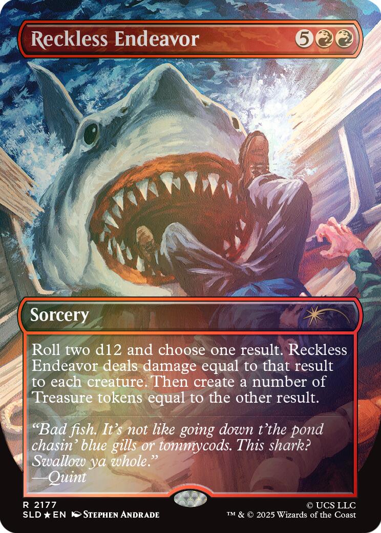 Reckless Endeavor (Rainbow Foil) [Secret Lair Drop Series] | Deep Dive Games St. Marys