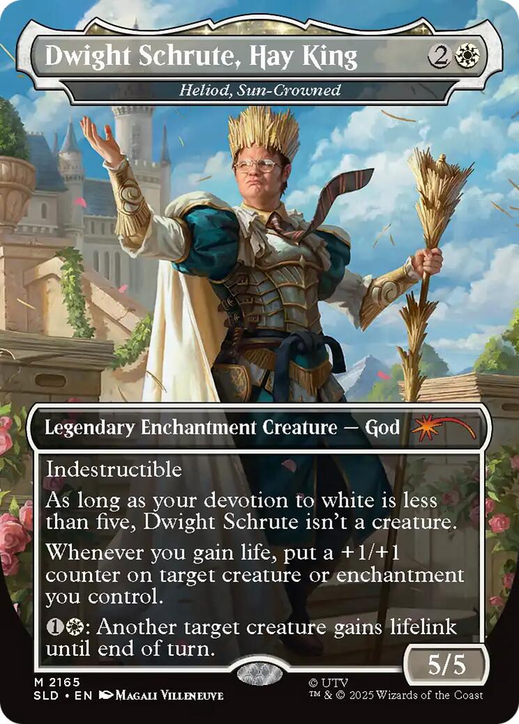 Dwight Schrute, Hay King - Heliod, Sun-Crowned [Secret Lair Drop Series] | Deep Dive Games St. Marys