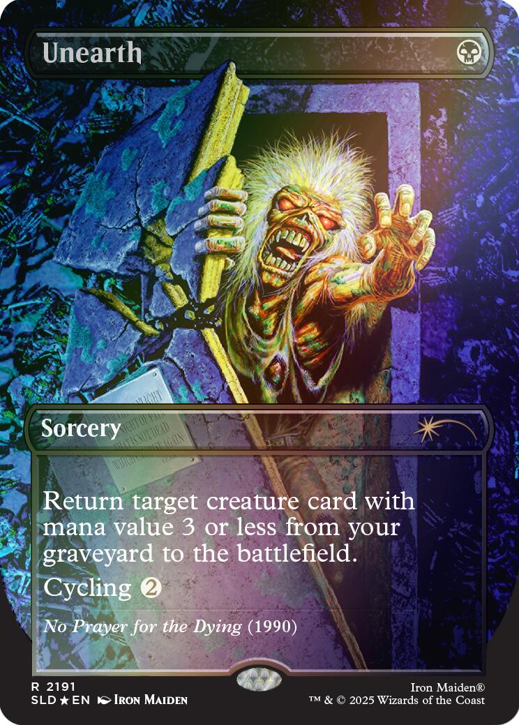 Unearth (Rainbow Foil) [Secret Lair Drop Series] | Deep Dive Games St. Marys