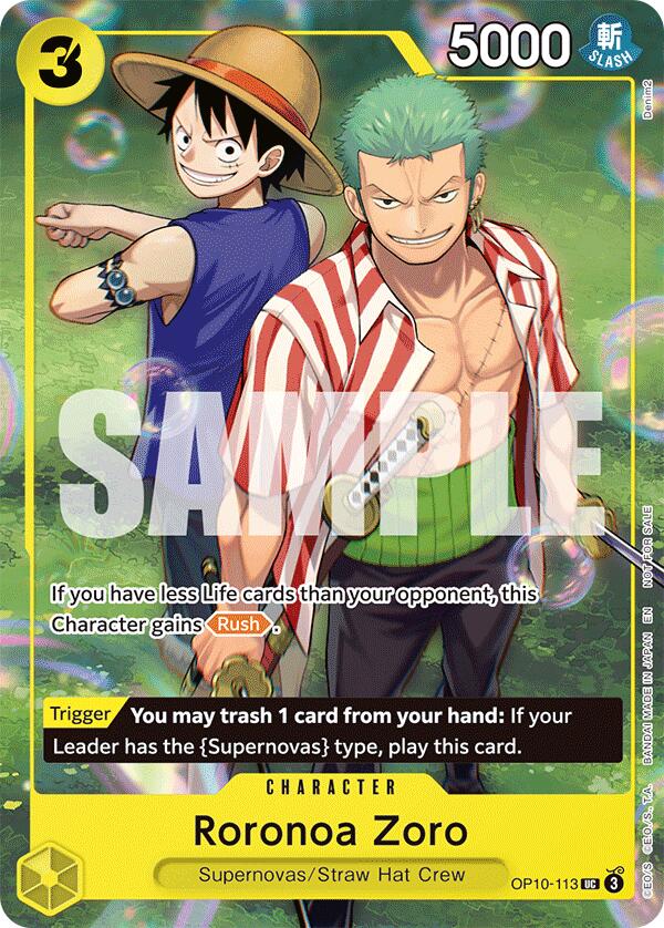Roronoa Zoro (Learn Together Deck Set - Set Sail Event) [One Piece Promotion Cards] | Deep Dive Games St. Marys
