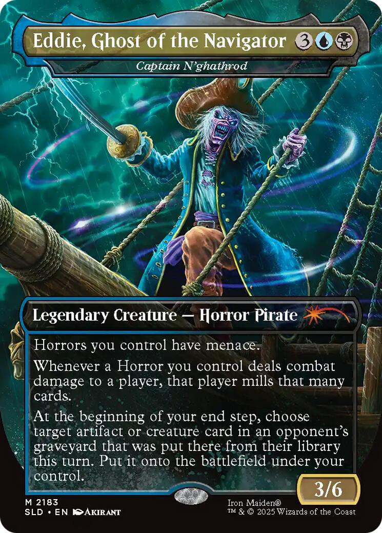 Eddie, Ghost of the Navigator - Captain N'ghathrod [Secret Lair Drop Series] | Deep Dive Games St. Marys