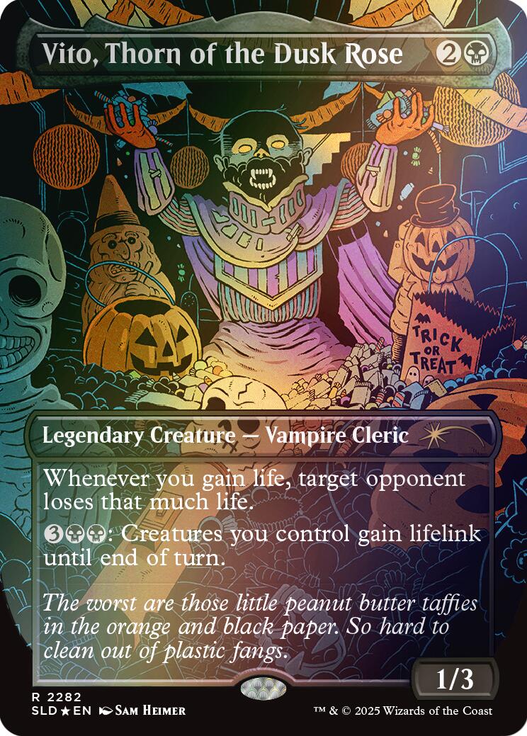 Vito, Thorn of the Dusk Rose (Rainbow Foil) [Secret Lair Drop Series] | Deep Dive Games St. Marys