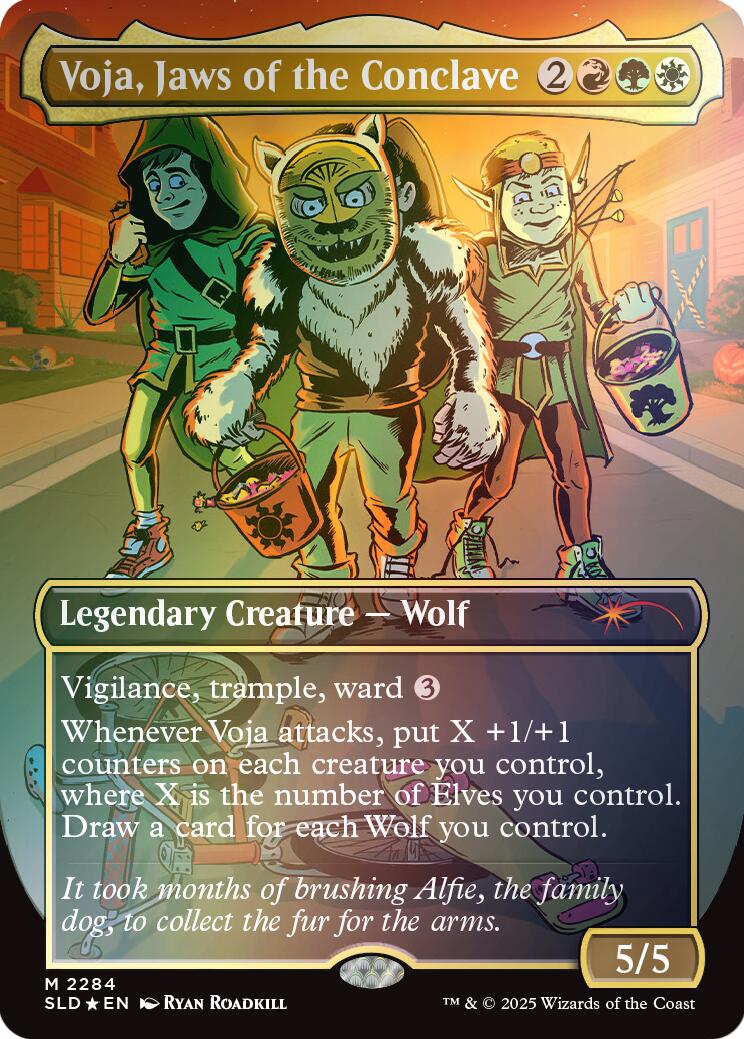Voja, Jaws of the Conclave (Rainbow Foil) [Secret Lair Drop Series] | Deep Dive Games St. Marys
