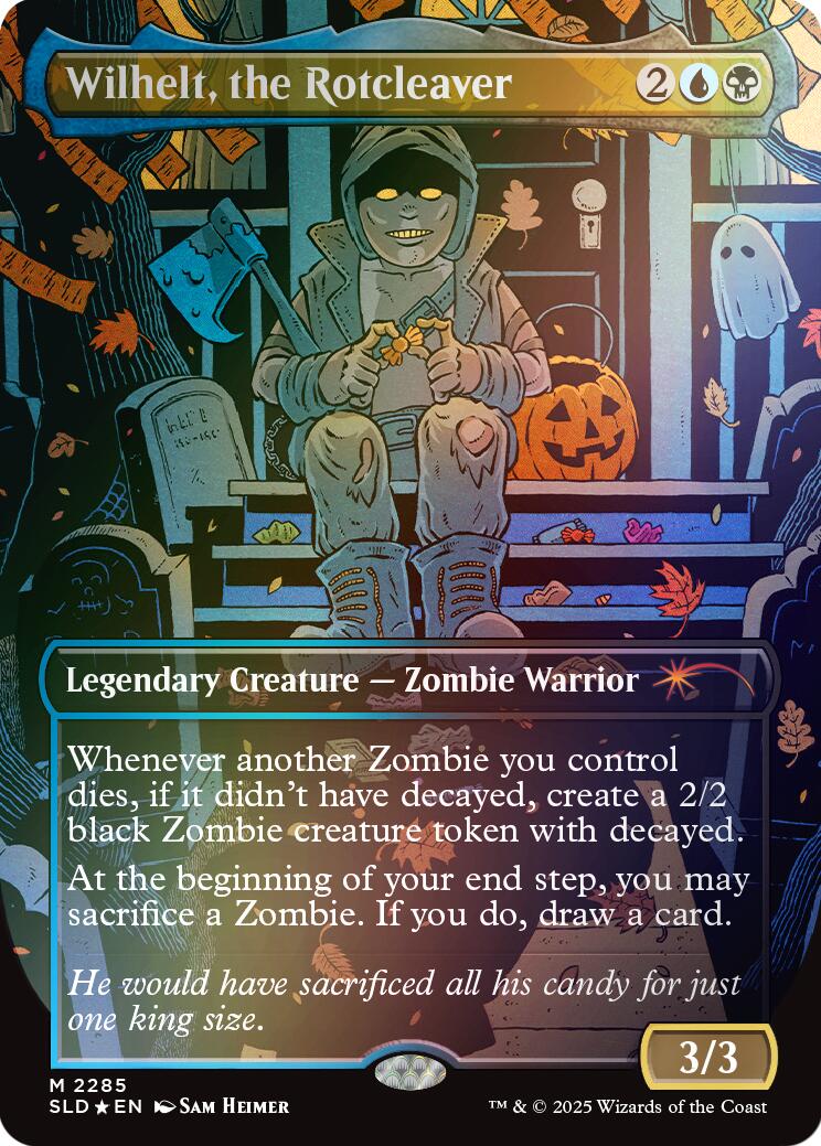 Wilhelt, the Rotcleaver (Rainbow Foil) [Secret Lair Drop Series] | Deep Dive Games St. Marys