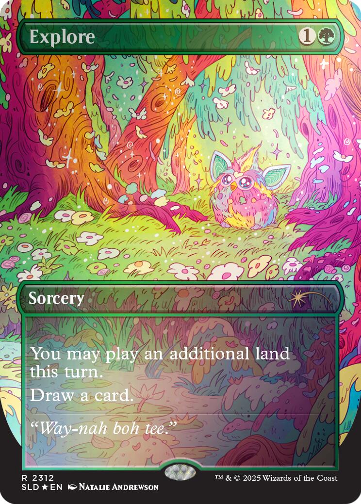 Explore (2312) (Rainbow Foil) [Secret Lair Drop Series] | Deep Dive Games St. Marys