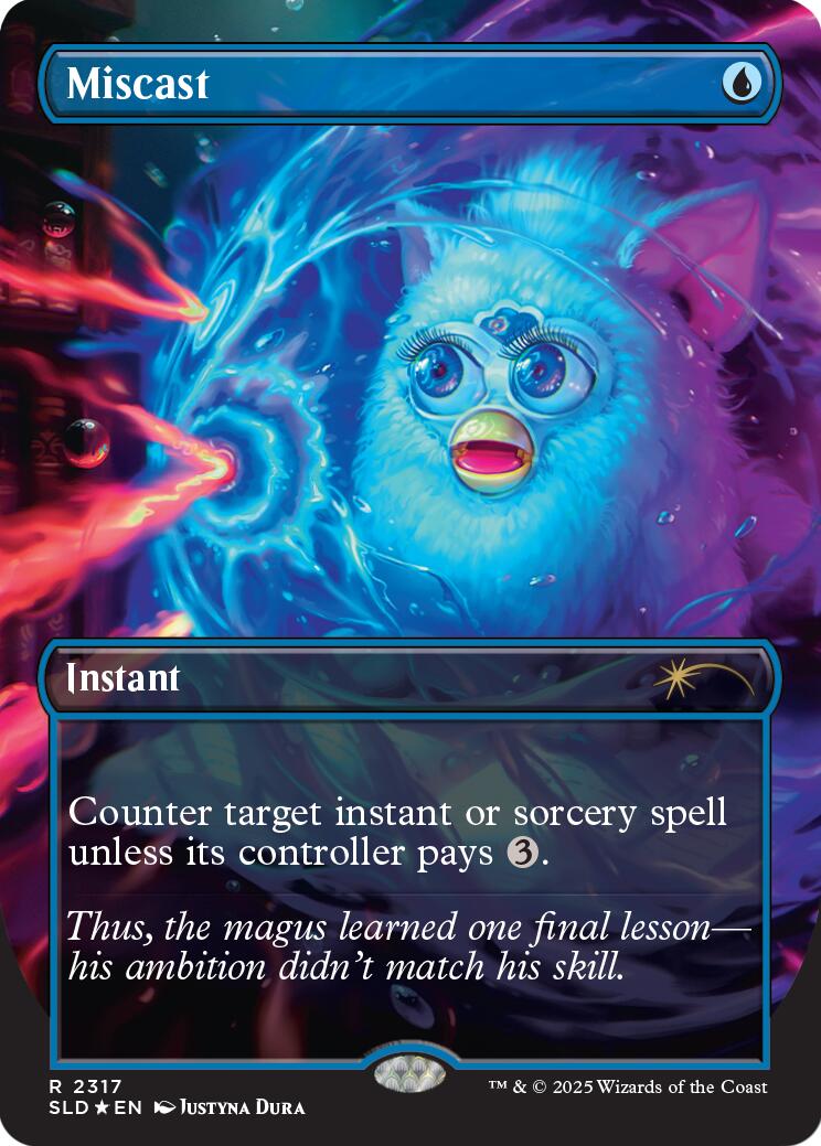 Miscast (Rainbow Foil) [Secret Lair Drop Series] | Deep Dive Games St. Marys