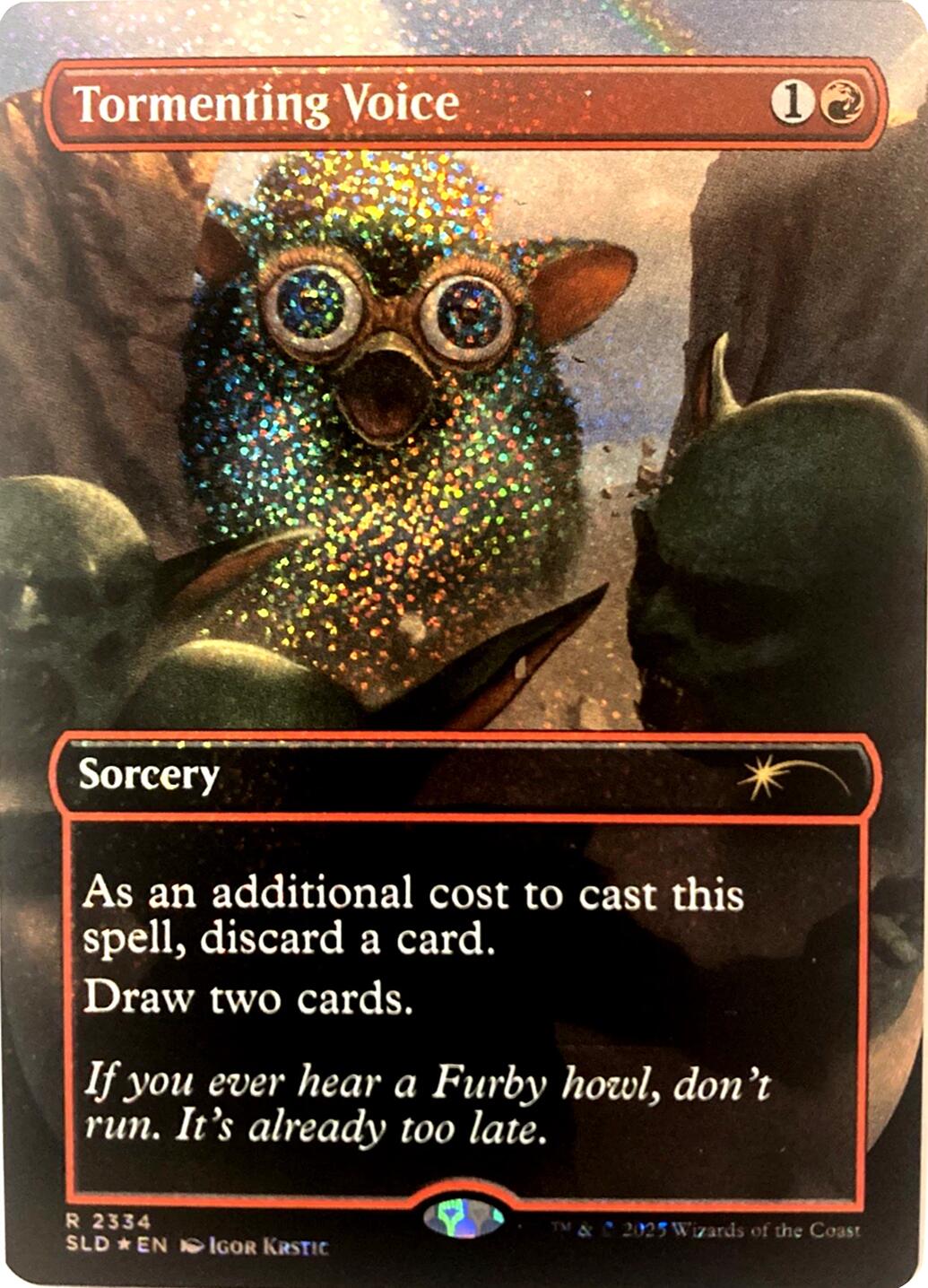 Tormenting Voice (Confetti Foil) [Secret Lair Drop Series] | Deep Dive Games St. Marys