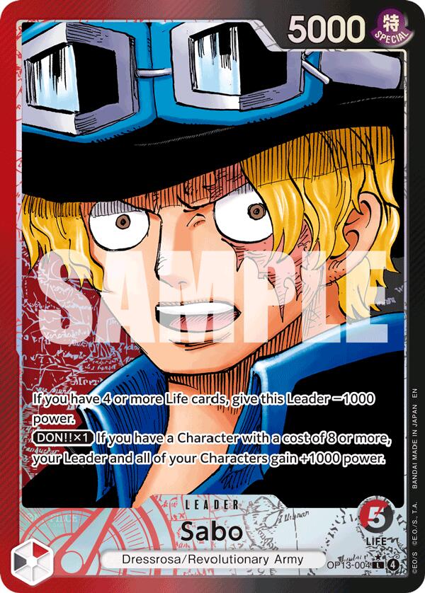 Sabo (Alternate Art) [Carrying On His Will] | Deep Dive Games St. Marys