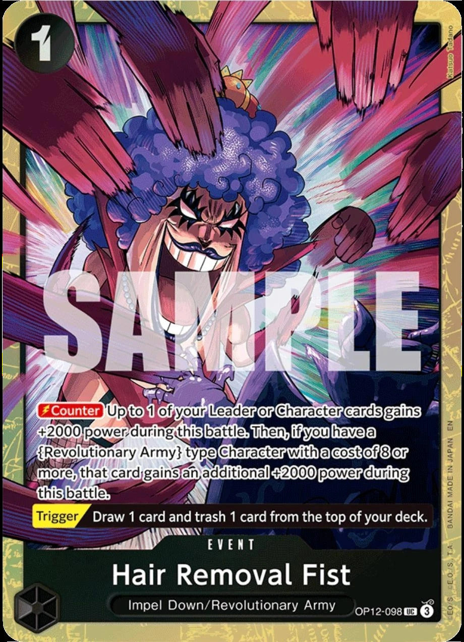Hair Removal Fist [One Piece Promotion Cards] | Deep Dive Games St. Marys