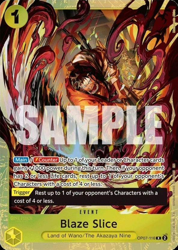 Blaze Slice [One Piece Promotion Cards] | Deep Dive Games St. Marys
