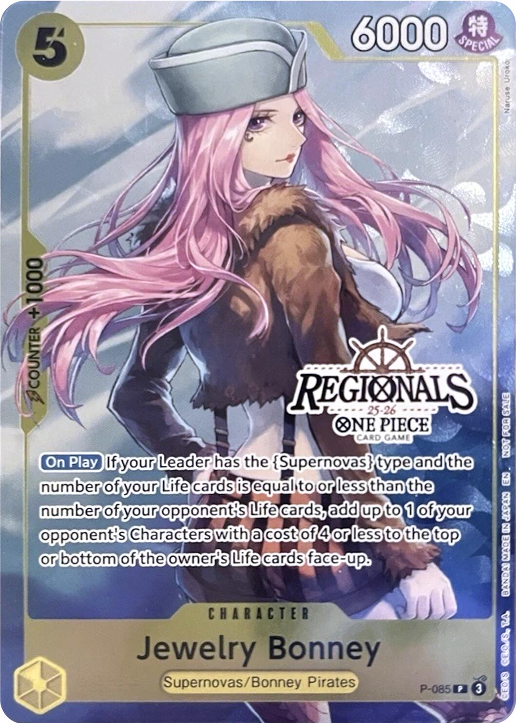 Jewelry Bonney (CS 25-26 Regionals Textured Chase Promo) [One Piece Promotion Cards] | Deep Dive Games St. Marys