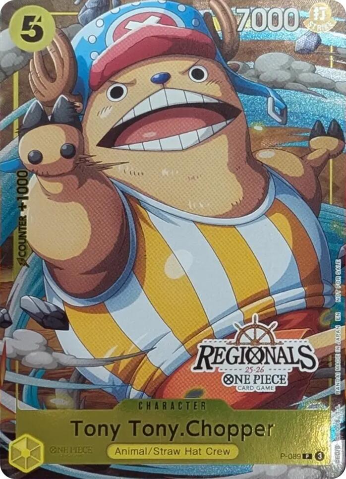 Tony Tony.Chopper (CS 25-26 Regionals Textured Chase Promo) [One Piece Promotion Cards] | Deep Dive Games St. Marys