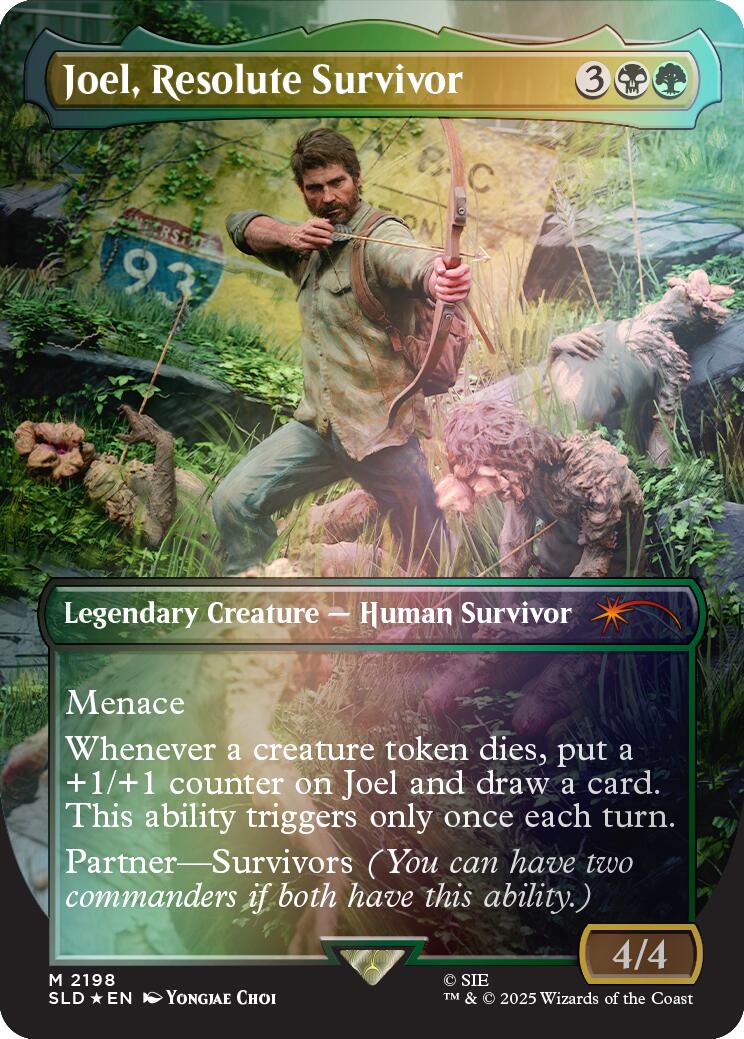 Joel, Resolute Survivor (Rainbow Foil) [Secret Lair Drop Series] | Deep Dive Games St. Marys