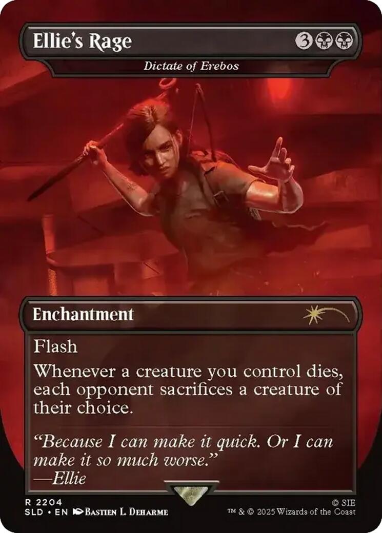 Ellie's Rage - Dictate of Erebos [Secret Lair Drop Series] | Deep Dive Games St. Marys