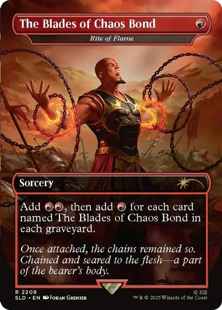 The Blades of Chaos Bond - Rite of Flame [Secret Lair Drop Series] | Deep Dive Games St. Marys