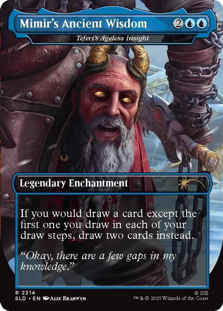 Mimir's Ancient Wisdom - Teferi's Ageless Insight [Secret Lair Drop Series] | Deep Dive Games St. Marys