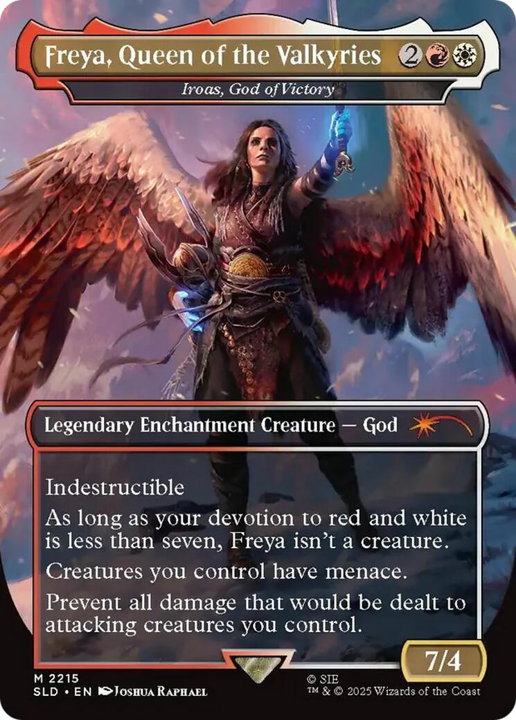 Freya, Queen of the Valkyries - Iroas, God of Victory [Secret Lair Drop Series] | Deep Dive Games St. Marys