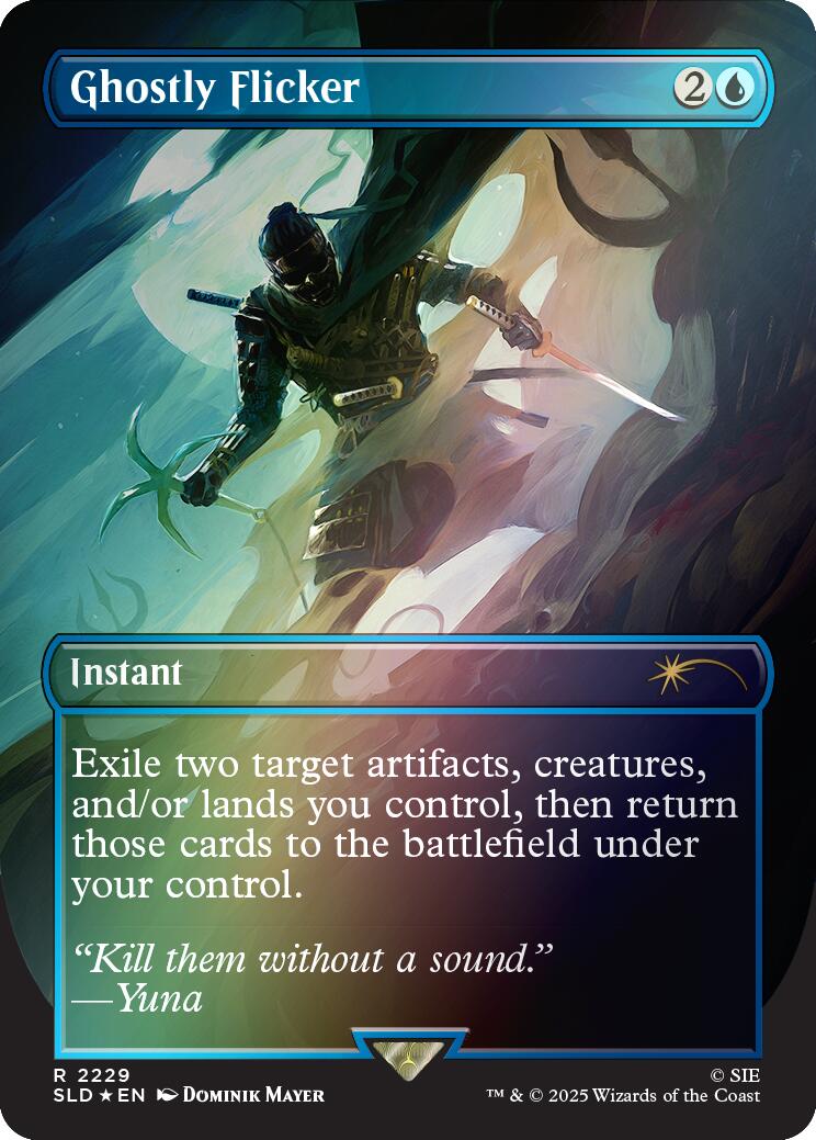 Ghostly Flicker (Rainbow Foil) [Secret Lair Drop Series] | Deep Dive Games St. Marys