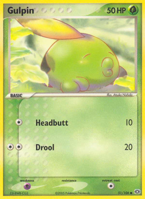 Gulpin (51/106) [EX: Emerald] | Deep Dive Games St. Marys