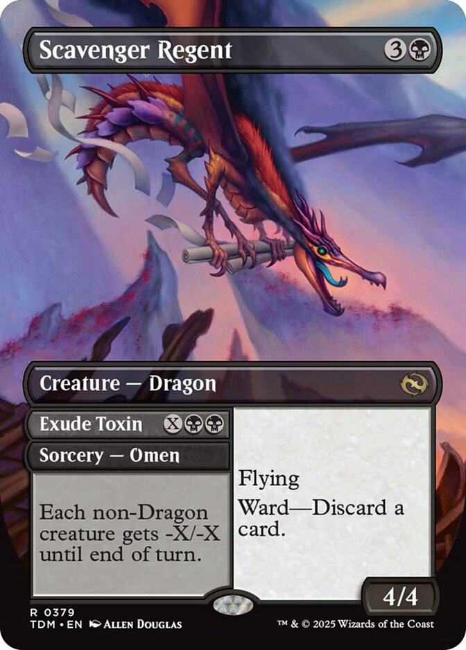 Scavenger Regent (Borderless) [Tarkir: Dragonstorm] | Deep Dive Games St. Marys
