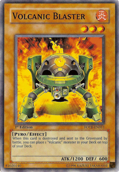 Volcanic Blaster [FOTB-EN011] Common | Deep Dive Games St. Marys