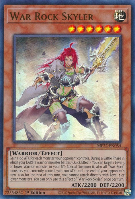 War Rock Skyler [MP22-EN054] Ultra Rare | Deep Dive Games St. Marys