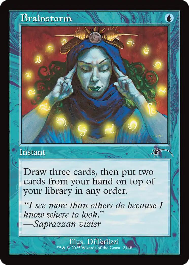 Brainstorm (2148) (Retro Frame) [Secret Lair Drop Series] | Deep Dive Games St. Marys
