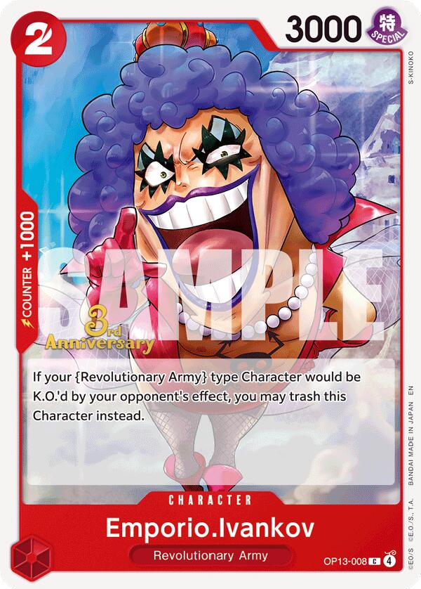 Emporio.Ivankov [Carrying On His Will: 3rd Anniversary Tournament Cards] | Deep Dive Games St. Marys