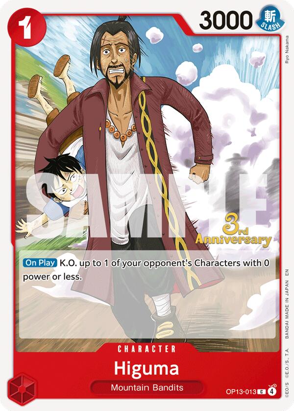 Higuma [Carrying On His Will: 3rd Anniversary Tournament Cards] | Deep Dive Games St. Marys