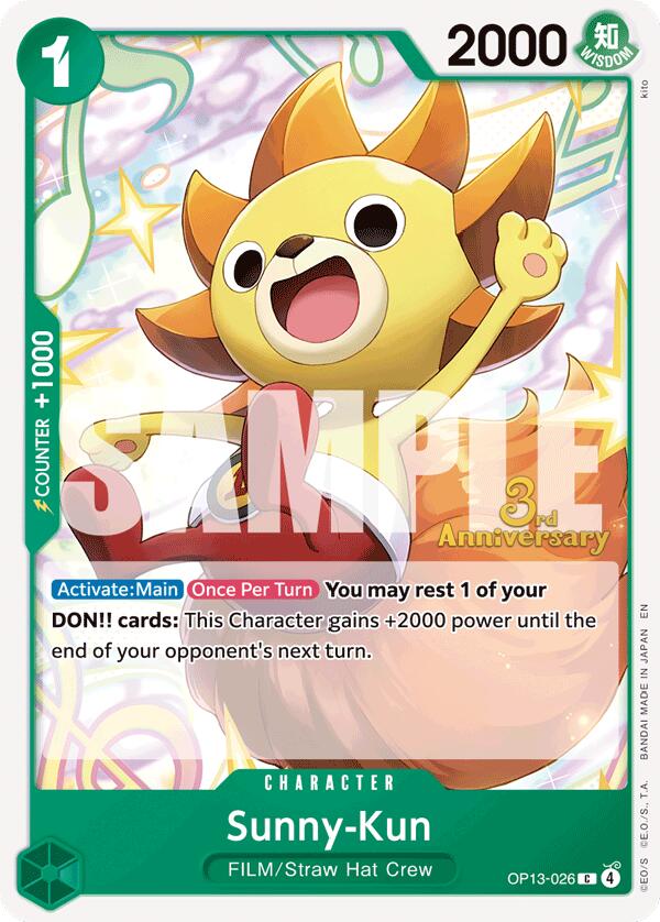 Sunny-Kun [Carrying On His Will: 3rd Anniversary Tournament Cards] | Deep Dive Games St. Marys
