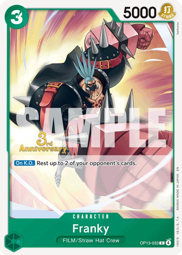 Franky [Carrying On His Will: 3rd Anniversary Tournament Cards] | Deep Dive Games St. Marys