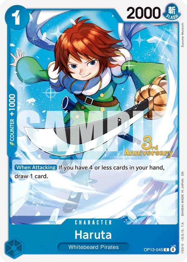 Haruta [Carrying On His Will: 3rd Anniversary Tournament Cards] | Deep Dive Games St. Marys