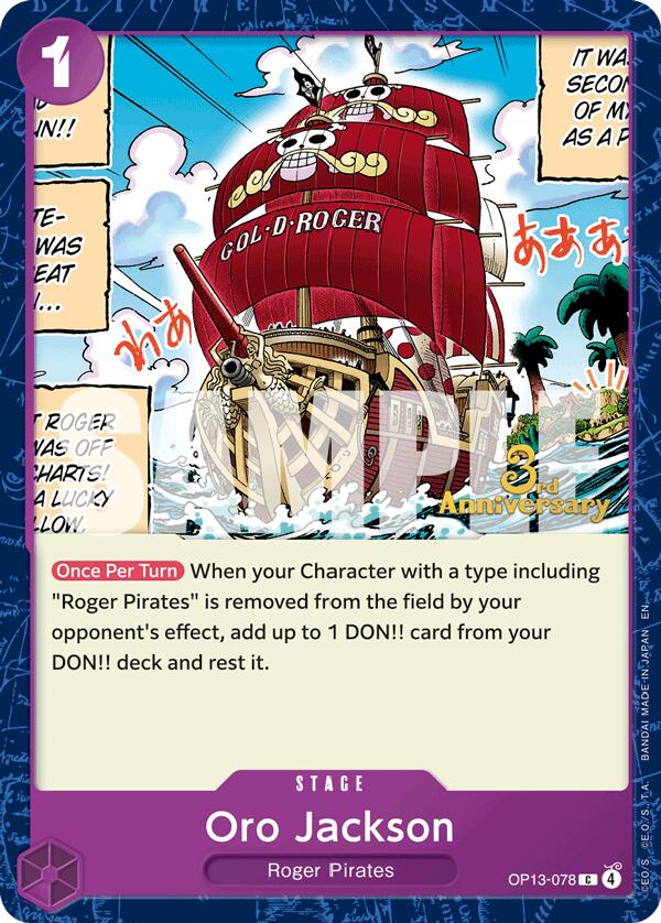 Oro Jackson [Carrying On His Will: 3rd Anniversary Tournament Cards] | Deep Dive Games St. Marys