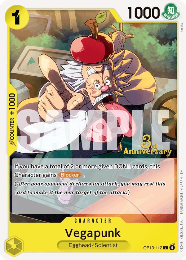 Vegapunk [Carrying On His Will: 3rd Anniversary Tournament Cards] | Deep Dive Games St. Marys