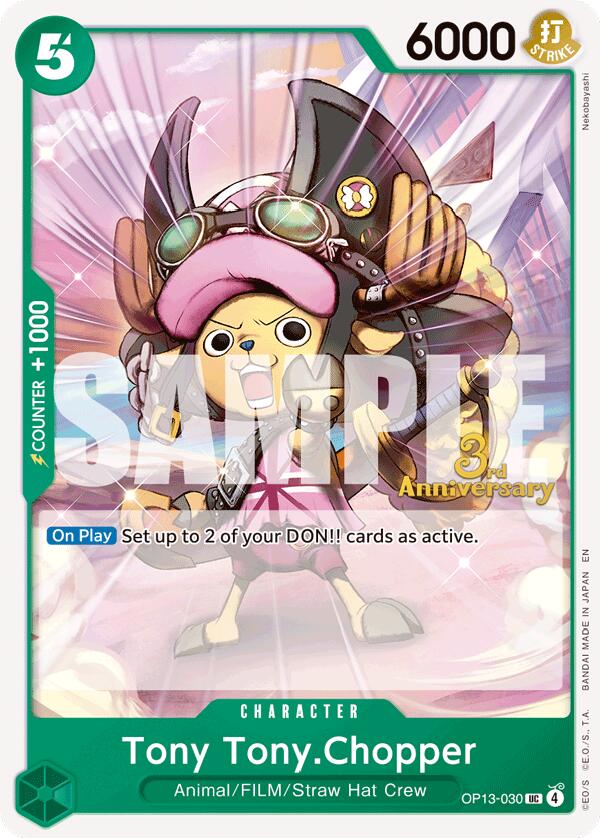Tony Tony.Chopper [Carrying On His Will: 3rd Anniversary Tournament Cards] | Deep Dive Games St. Marys