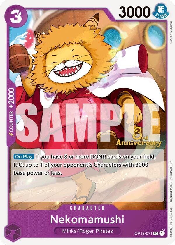 Nekomamushi [Carrying On His Will: 3rd Anniversary Tournament Cards] | Deep Dive Games St. Marys