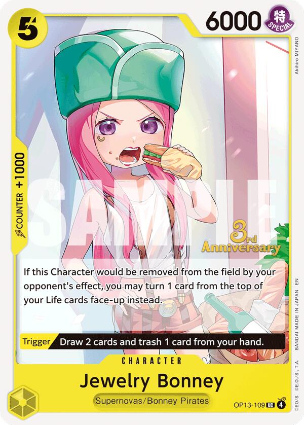 Jewelry Bonney [Carrying On His Will: 3rd Anniversary Tournament Cards] | Deep Dive Games St. Marys